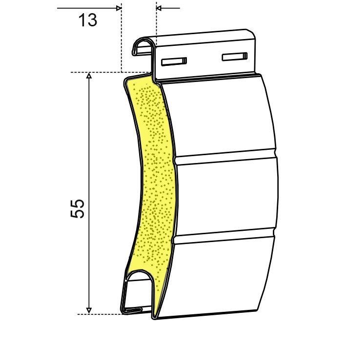 Tapparella Standard 13x55mm